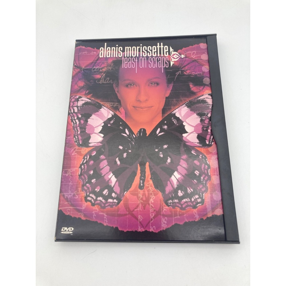 Alanis Morissette Feast On Scraps DVD 2002 Alternative Rock Live (NO CD)